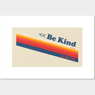 Be Kind Stripes Posters and Art